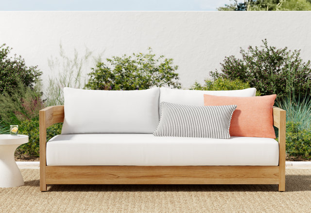 Wood-Frame Outdoor Sofas
